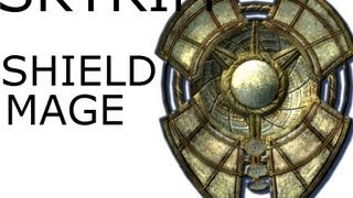 Skyrim Shield Mage Build In Action [upl. by Osbourn626]