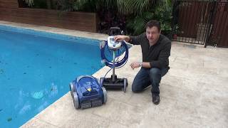 Zodiac V4 Robotic Pool Cleaner [upl. by Ahsined698]