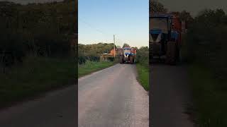 T7030 hauling maize in herefordshire [upl. by Gordie]