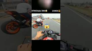 ZX900😱KTM DUKE390shortvideo 🤯 [upl. by Adnylg]