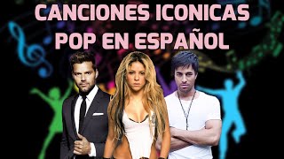 100 CANCIONES ICONICAS DEL POP EN ESPAÑOL [upl. by Bilicki]