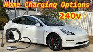 Three ways to Charge My Tesla at Home [upl. by Llarret]