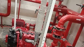 Fire pump house  fire pump room training  fire fighting pump room in Hindi [upl. by Eseryt493]