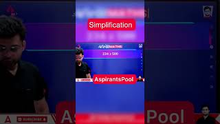 Simplification Trick By Navneet Sir  viralmathtricks shorts [upl. by Amlet487]