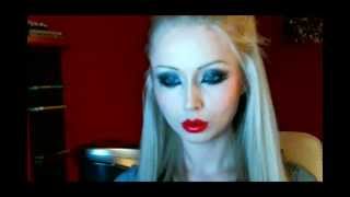 Valeria Lukyanova Amatue MakeUp  gothic [upl. by Biddie]