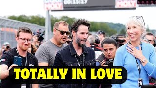 Keanu Reeves and Grants Relationship Milestone Their Heartwarming Day at MotoGP Grand Prix [upl. by Eicnan]