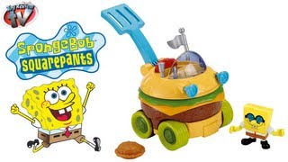 SPONGEBOB SQUAREPANTS IMAGINEXT Patty Wagon Playset FisherPrice Toy Review Family Video [upl. by Scales]