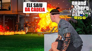 GTA V  VIDA DE RICO  O MURILO SAIU DA CADEIA E ATACOU MINHA CASA  39 [upl. by Pierrette]