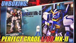 MY FIRST PERFECT GRADE PG 160 Gundam RX178 MKII UNBOXING 4K [upl. by Odrarebe]