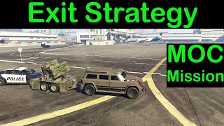 MOC Mission Exit Strategy  Nightshark with AntiAircraft Trailer  GTA 5 Online [upl. by Sregor]