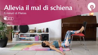 Allevia il mal di schiena con questa semplice postura  Esercizi di Pilates  5 minuti [upl. by Enomys176]