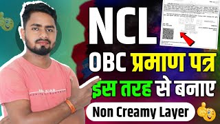 OBC NCL Certificate Kaise Banaye  How To Apply OBC NCL Cerificate  NCL Certificate Kaise Banaye [upl. by Lauretta331]