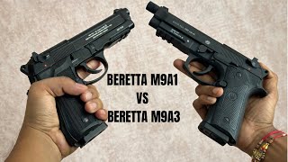 Beretta M9A3 vs Beretta M92A1 Comparing Umarex Guns  Which Air Pistol Reigns Supreme [upl. by Ronnoc]