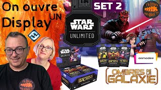 Star Wars Unlimited SET 2 Ombres de la Galaxie Ouverture dun display [upl. by Zurciram]