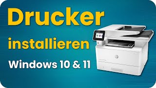 HP Drucker installieren in Windows 11 amp 10 [upl. by Eillil]