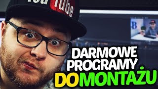 NAJLEPSZE DARMOWE PROGRAMY DO MONTAŻU 🎬 [upl. by Waylin]