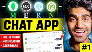 MERN Chat App using ReactJS Express NodeJS MongoDB and SocketIO Part 1  PLACEMENT PROJECT [upl. by Sadye]