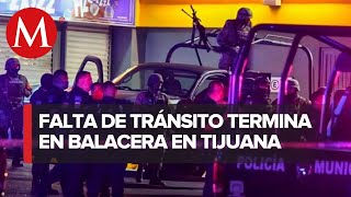 Atacan a dos policías en Tijuana 2 detenidos luego de la persecución [upl. by Ydneh]