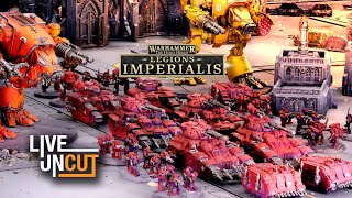 Legions Imperialis Live and Uncut Blood Angels vs Solar Auxilia 1000pts [upl. by Nagaem]