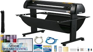 VEVOR Vinyl Cutter Machine 870mm Vinyl Printer 34 inch Plotter Printer Udisk Review [upl. by Odnalor]