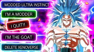 He Has Modded Ultra Instinct So I Used The New God of Destruction Ultra Instinct He Then Rage Quit [upl. by Nageek]