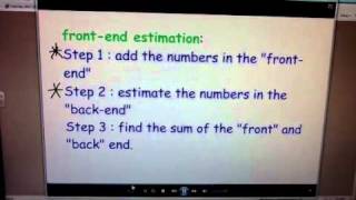 Frontend Estimation to add decimals [upl. by Aihsined]