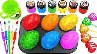 Satisfying Video Rainbow Mixing All Lollipop amp Color EGGS From Rainbow Magic My Candy amp Cutting ASMR [upl. by Xuerd]