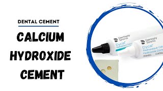 Calcium Hydroxide Cement  Dental Cements [upl. by Rumilly]