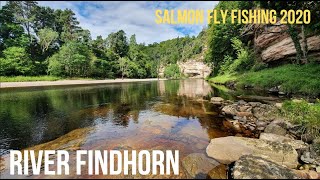 SALMON FISHING  River Findhorn Scotland  2020 [upl. by Rebmyk584]