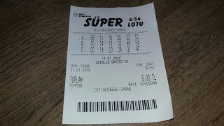 Süper Loto Tutturmanın Püf Noktaları 6 [upl. by Annoif6]