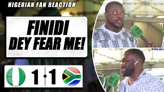 NIGERIA 11 SOUTH AFRICA NIGERIAN FANS REACTION  2026 FIFA WORLD CUP QUALIFIER HIGHLIGHTS [upl. by Hamilton]