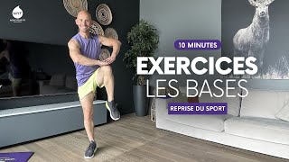 10min EXERCICES FITNESS DÉBUTANT 💪 SANS SAUT  Facile amp Rapide  Alexandre Mallier  Move Your Fit [upl. by Dahsra]