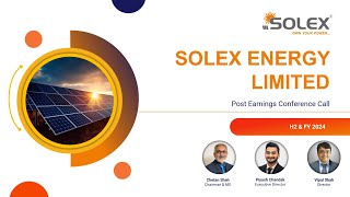 Solex Energy Limited  H2 amp FY24 Post Earnings Conference Call [upl. by Cai112]