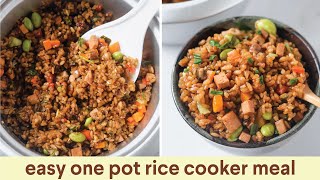 This easy onepot Rice Cooker recipe is perfect for those busy days 🍚 [upl. by Idona]