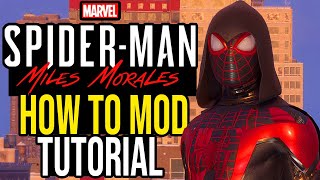 NEW 2022 How To Install Mods in Marvels SpiderMan Miles Morales PC  Full TUTORIAL [upl. by Aicelav]