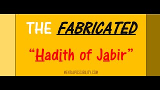 MuHammad is not made of light not the first creation The Fabricated Hadith of Jabir part one [upl. by Zasuwa604]