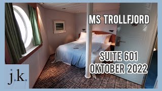 MS Trollfjord  Kabine 601 Suite vor Refit33 [upl. by Alberic]