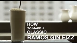 Ramos Gin Fizz recipe [upl. by Arabelle]