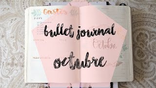 Bullet Journal Octubre  review agenda Charuca [upl. by Anne-Corinne92]