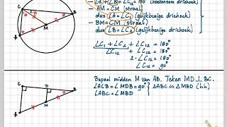 Getal en Ruimte vwo D 72 A De stelling van Thales [upl. by Suiratnauq588]