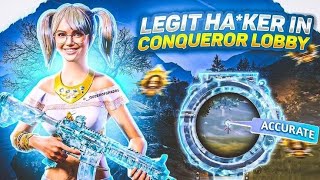 LEGIT HACKER IN CONQUEROR LOBBY🔥 TOP 1000 RANK  SparkYisLive  BGMI LIVE [upl. by Nyliram]