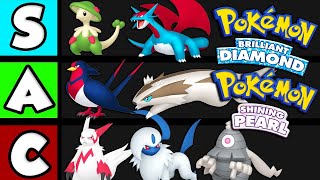 BEST GEN 3 COMPETITIVE POKEMON TIER LIST  Pokemon Brilliant Diamond and Shining Pearl [upl. by Nennahs]