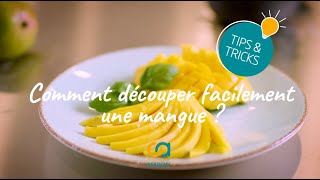 Astuce express  comment découper facilement une mangue [upl. by Lindsy383]