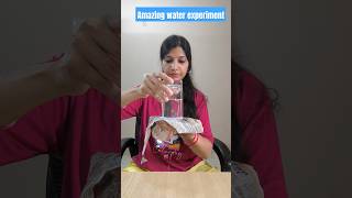 Amazing water experiment experiment scienceexperiment hacks tricks shorts [upl. by Utham792]