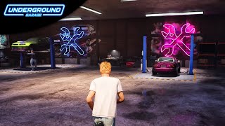 Underground Garage  Full Release Gameplay Fast and Furious Simulator [upl. by Derfnam]