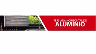 Como instalar una Persiana de Aluminio Reggia [upl. by Boland]