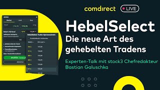 MarktUpdate  comdirect ExpertenTalk HebelSelect [upl. by Delorenzo392]