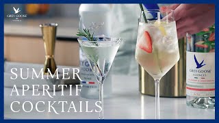 3 Easy BeforeDinner Cocktails  Grey Goose Vodka [upl. by Merc472]