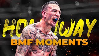 Top 5 Max Holloway BMF Moments  Max Holloway vs Ilia Topuria [upl. by Eelatsyrc]