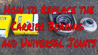 How to Dodge Ram carrier bearing replacement and Universal Joints replacement [upl. by Monaco136]